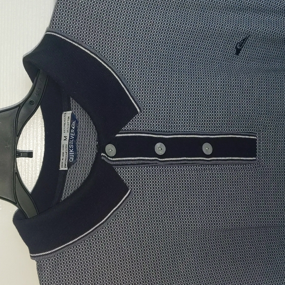 Men's Quicksilver polo Medium - Picture 2 of 3